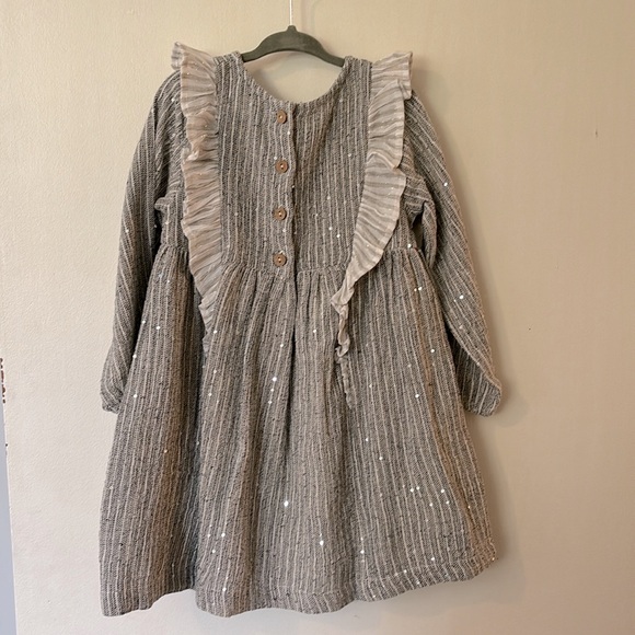 Beautiful Neutral Poppet & Fox Dress - Picture 2 of 3